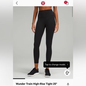 Lululemon leggings 25”